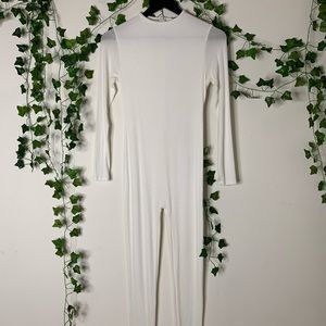 NW ALL BODY JUMPSUIT WHITE
